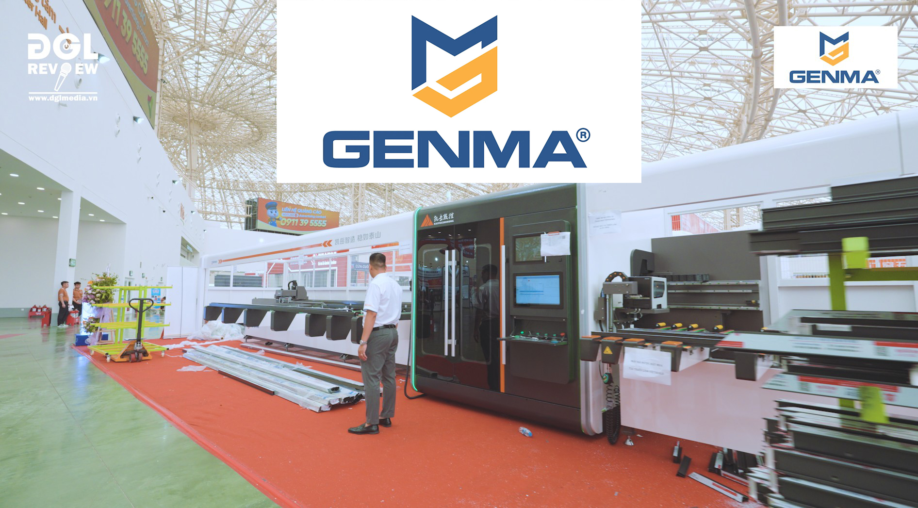 Máy chế tác nhôm khép kín quy trình GENMA